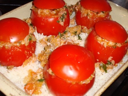 Recette de tomates farcies au pâté