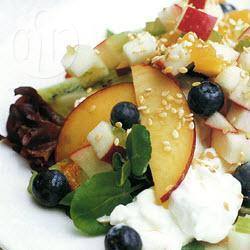 Recette salade estivale fruitée au fromage blanc – toutes les ...