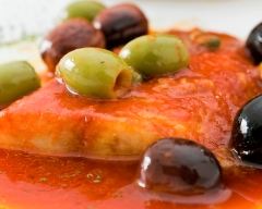 Recette cabillaud aux olives et légumes