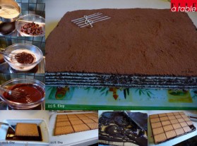 Gâteau chocolat café pour 12 personnes