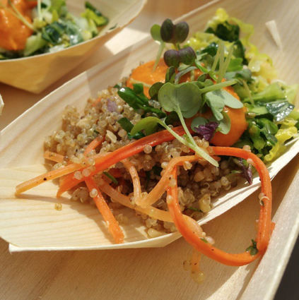 Recette de salade exki « valparaiso » au quinoa belge bio