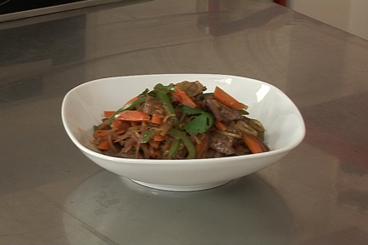 Recette de wok de boeuf aux légumes facile