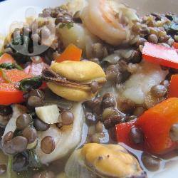 Recette soupe de lentilles aux crustacés – toutes les recettes ...