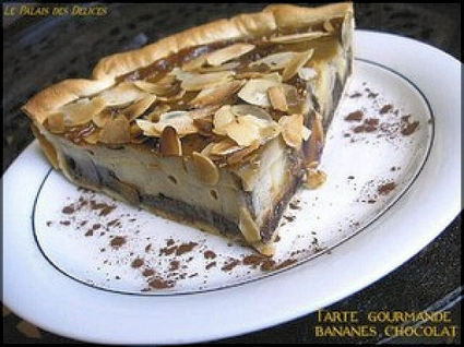 Recette tarte chocolat-banane (tarte dessert)