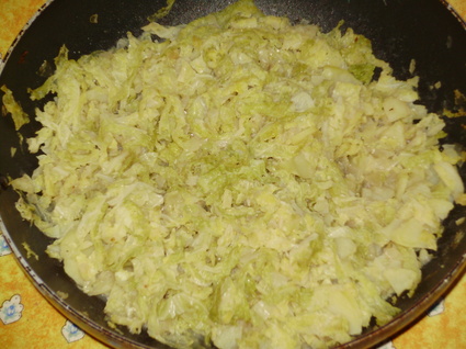 Recette de chou braisé aux pommes de terre
