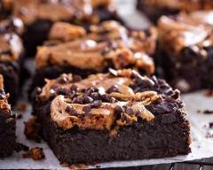 Recette brookies ou mini gâteaux surprises moitié brownies moitié ...