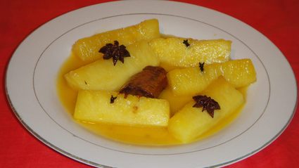 Recette ananas aux trois épices et au miel