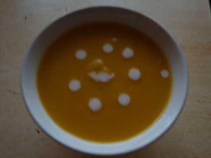 Recette de soupe de patates douces au lait de coco