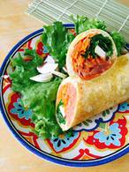 Recette de wrap truite fumée et fromage frais