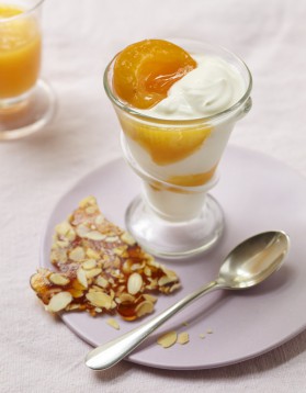 Trifle d'abricots au yaourt pour 4 personnes