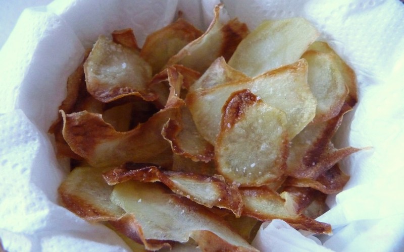 Recette chips au four pas chère et simple > cuisine étudiant