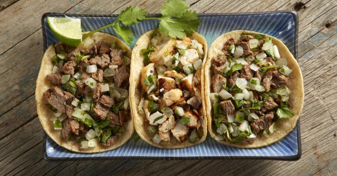 Recette de déclinaison de tacos minceur variés aux champignons