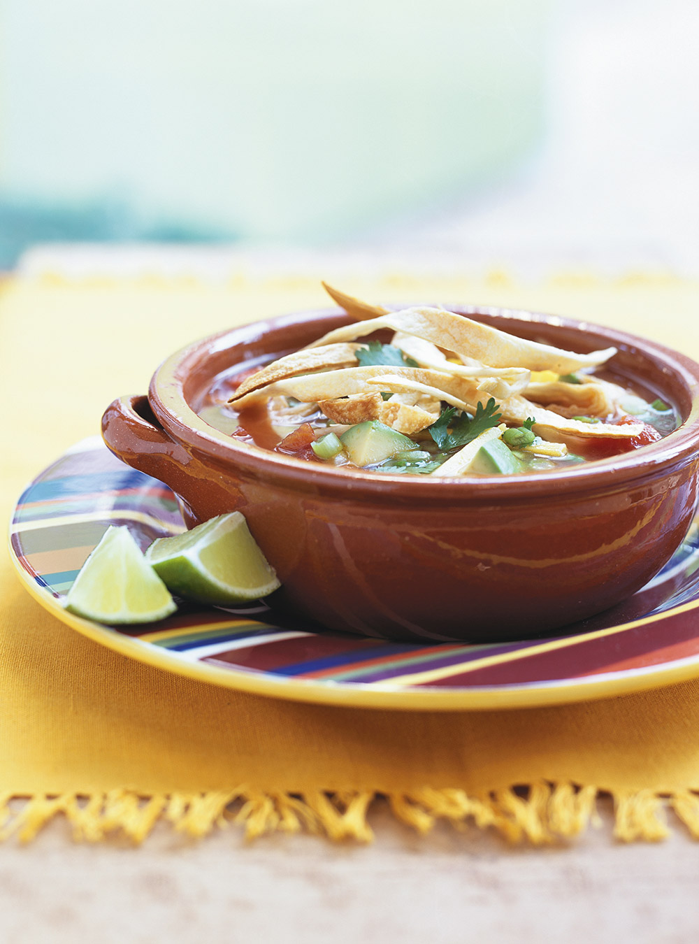 Soupe mexicaine au poulet et aux tortillas | ricardo