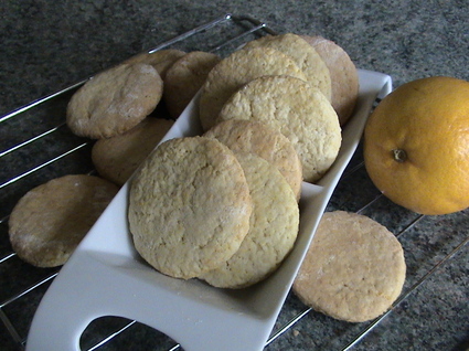 Recette de biscuits sablés à l'orange