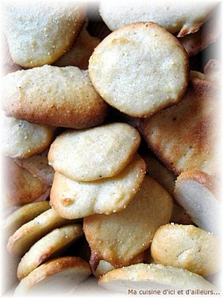 Recette de biscuits de semoule à la vanille
