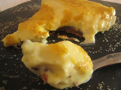 Recette de tarte choco-vanille façon crème brûlée