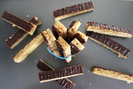 Recette de cookies sticks chocolat-noix de coco
