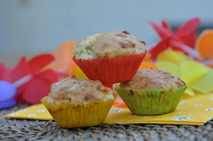 Recette de mini-muffins au st marcellin et à la rhubarbe