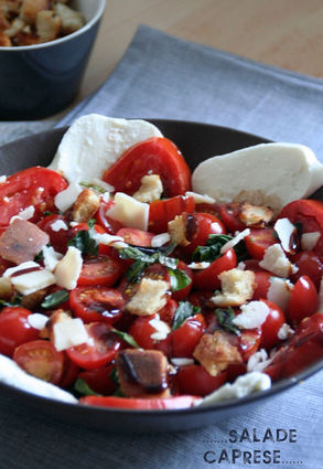 Recette salade caprese (salade méditerranéenne)