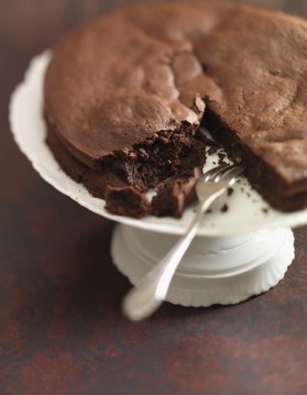 Gâteau au chocolat et aux marshmallows