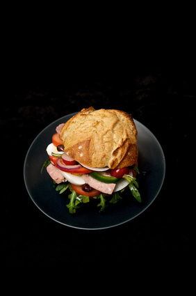 Recette pan bagnat niçois (sandwich)