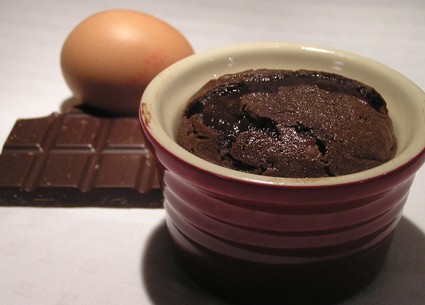 Recette de petits fondants au chocolat en ramequin