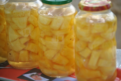Recette de conserve d'ananas au sirop léger