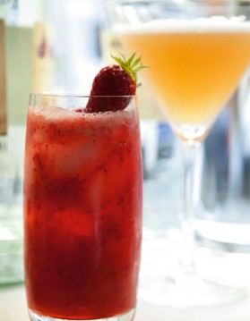 Cocktail strawberry cooler pour 1 personne