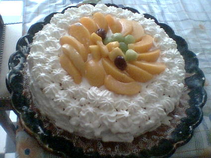 Gâteau aux fruits tropicaux