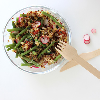 Recette de salade quinoa et lentilles de corail