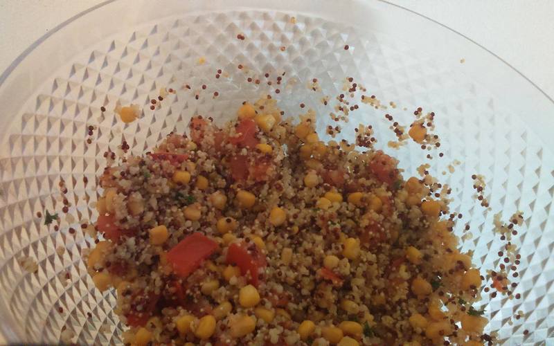 Recette salade de quinoa (à déguster chaud ou froid) économique ...
