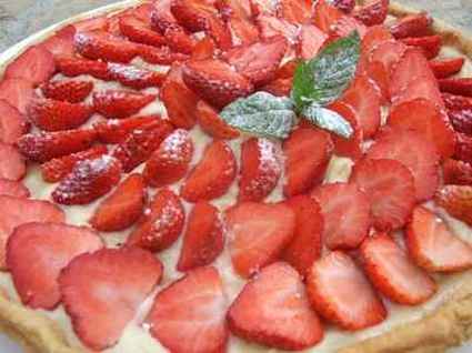 Tarte aux fraises fondante