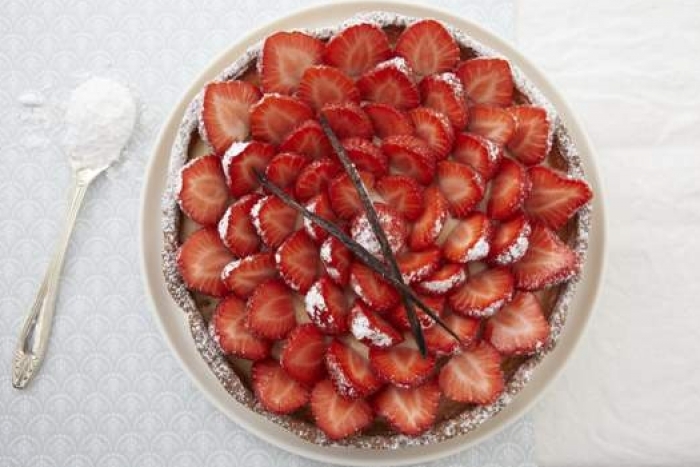 Recette de tarte aux fraises facile et rapide