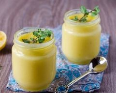 Recette petits pots de crème au citron et au thym