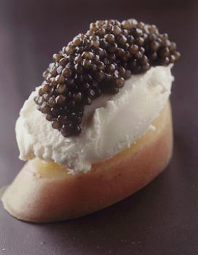 Pommes de terre au caviar pour 4 personnes