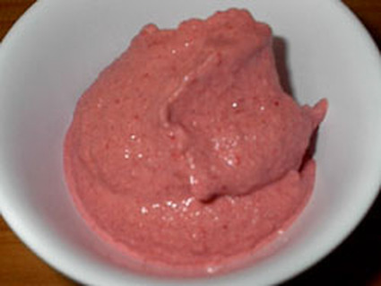 Recette de glace à la fraise