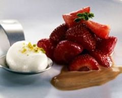 Recette mousse de lait aux fraises