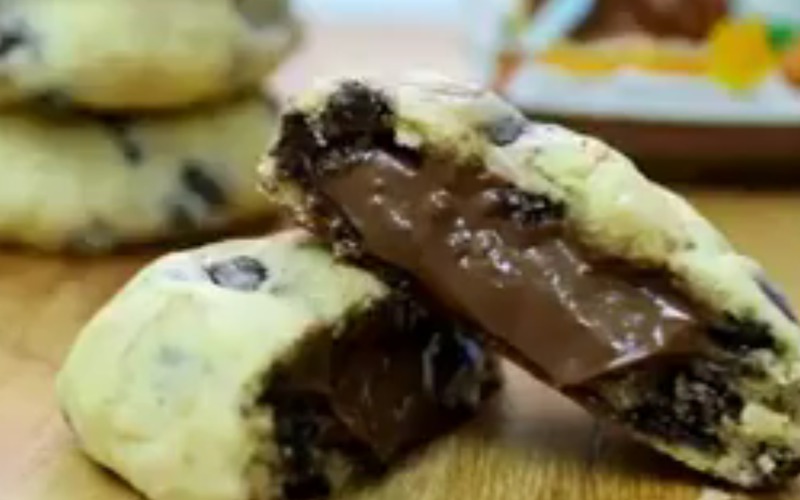 Recette cookies cœur fondant nutella économique > cuisine étudiant
