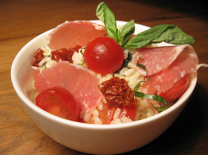 Recette de salade de riz à l'italienne