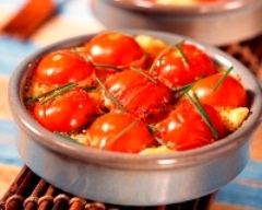 Recette clafoutis de tomates cerises et chèvre
