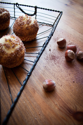 Recette de muffins crumble au coeur nutella