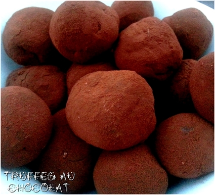 Recette de truffes au chocolat toutes simples