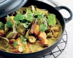 Recette curry de coquillages