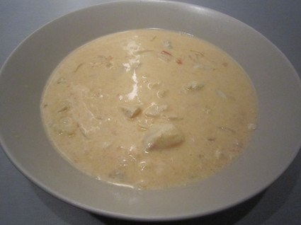 Recette de soupe de poisson au lait de coco