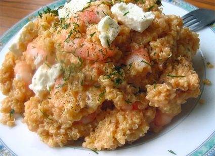 Recette de quinoa de la mer