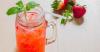 Recette de eau minceur fruitée aux fraises