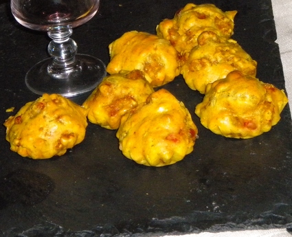 Recette de madeleines scampi-curry