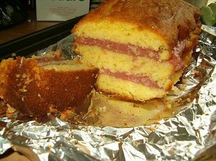 Recette de cake citron-framboises