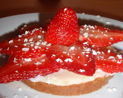 Recette tartelettes aux fraises, spéculoos & chocolat blanc