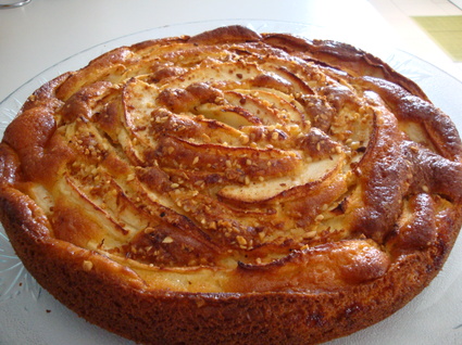 Recette gâteau au yaourt et aux pommes (dessert divers)